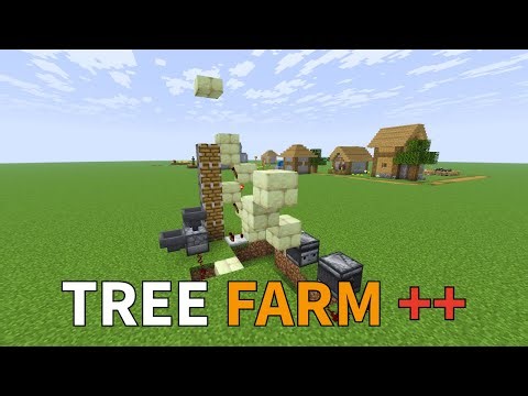 Minecraft Java EASY tree farm tweaks for usability