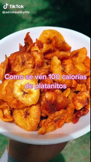 ¿Cuántas calorías tienen los platanitos?