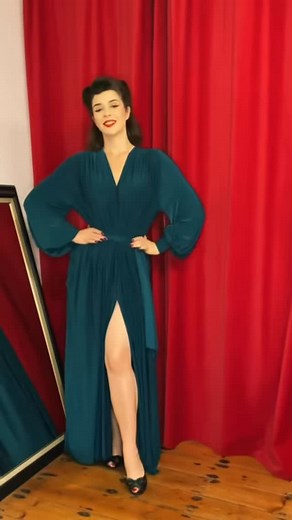 It has been a long time since we had the Green Jersey Claudia Gowns in so I am delighted they are back! As always, Alexandra hand makes each and everyone here in Somerset, they are one size fits most & they have pockets 💚 Words of wisdom by the amazing @carisahendrix #deadlyisthefemale | Deadly is the Female