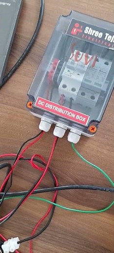 Solar DCDB box connection
