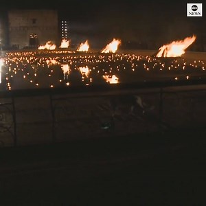 ON THE CATWALK: This furry guest made a surprise appearance at the Dior fashion show! The confident feline casually struts down the runway alongside models (via @ABCNews) | ABC7NY