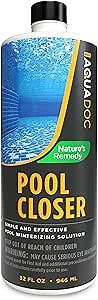 Pool Closer - All-in-one Pool Winter Closing Kit Chemical - Winterizer for Above Ground and Inground Pool Winterizing Kit - Up to 30,000 Gallons - AquaDoc Pool Chemicals - 32oz