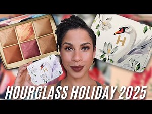 Hourglass Holiday 2025 Custom Palette | Swan Blush + Fox Powders Review & Swatches