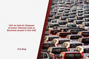 VAT Treatment of Sale of Motor Vehicles Held as a Business Asset in UAE