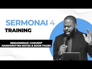 SermonSnap: Convert Handwritten Notes & Book Pages Instantly