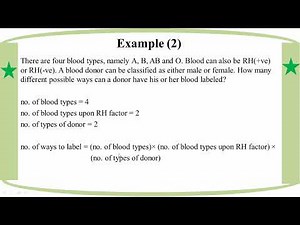 # Grade 12 Math (ch 5) Multiplication Principle (Examples 1+2+3)