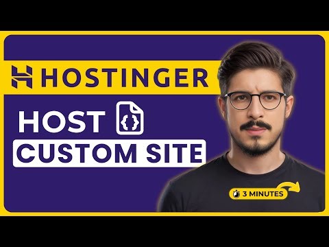 How To Host Coded Website On Hostinger 2025 | Host Custom HTML , PHP , React , Website on Hostinger
