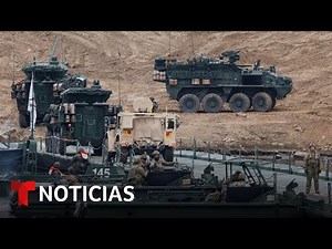 EE.UU. y Corea del Sur alistan puente flotante para caso de conflicto bélico | Noticias Telemundo