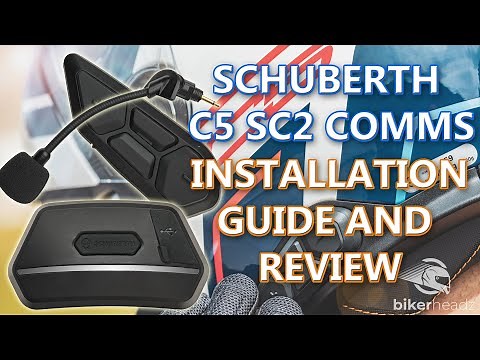 SCHUBERTH C5 SC2 Installation Guide And Review | Bluetooth | Mesh 2.0 | Helmet Intercom | How To Fit