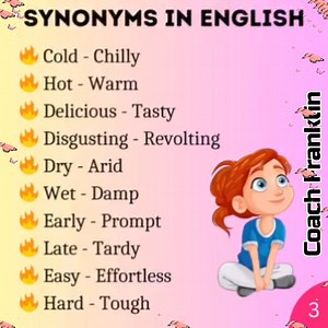 365K views · 6.2K reactions | ENGLISH VOCABULARY - SYNONYMS / ENGLISH MAJOR / ENGLISH GENERAL EDUCATION / ENGLISH GENERAL KNOWLEDGE #ENGLISH #ENGLISHVOCABULARY #SYNONYMS | Franklin - Online LET, CSE, IELTS & Celpip Private Tutorial | Facebook