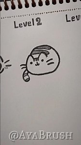 How to draw a Cat in 3 ways! #drawing #tutorial #howtodraw #cats #girl #cute #sketch #artist #fypシ