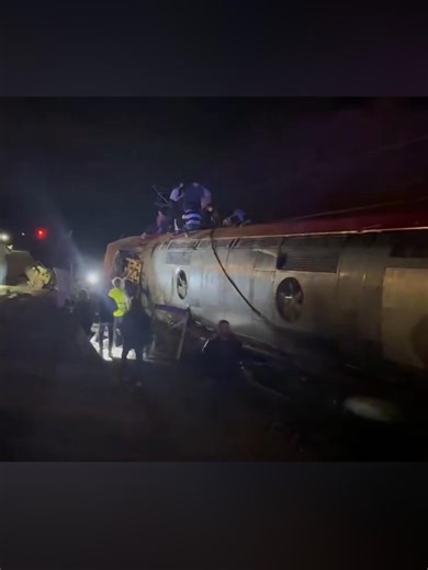 At least 21 people were confirmed dead, and 25 others were seriously injured after two high-speed trains derailed and collided near the city of Cordoba in southern Spain on Sunday, according to authorities. #Spain #trainderailment | China Xinhua News