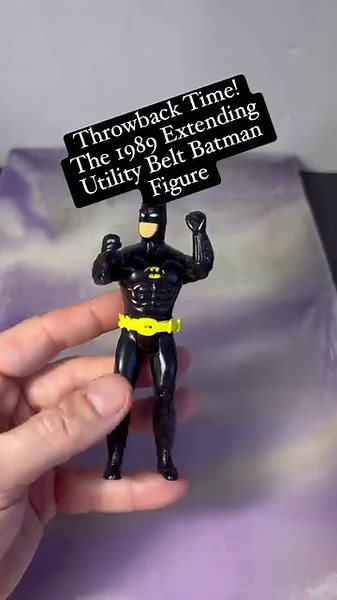 A classic for sure!!!The 1989 Extending Utility Belt Batman Figure #batman #actionfigures #batman1989 #retrotoys #80snostalgia #childhoodtoys #nostalgia | CPJ Collectibles