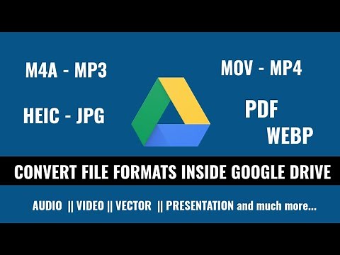 Convert Files Directly inside Google Drive