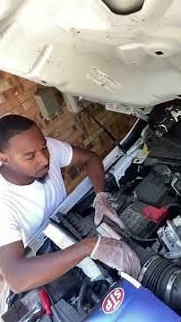 2023 Ford F250 diesel engine, air filter change