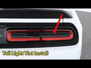 How To Black Out Your Dodge Challenger Tail Lights