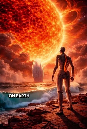 When the Sun Becomes a Red Giant ☀️ Earth Won’t Survive #whatif #universe #skeleton #facts