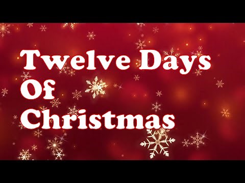 Twelve Days of Christmas with Lyrics | Christmas Songs and Carols