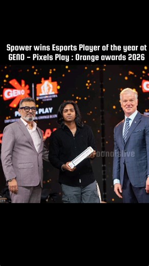 Spower wins Esports Player of the year at GENO - Pixels Play : Orange awards 2026 🤯#esports #gaming