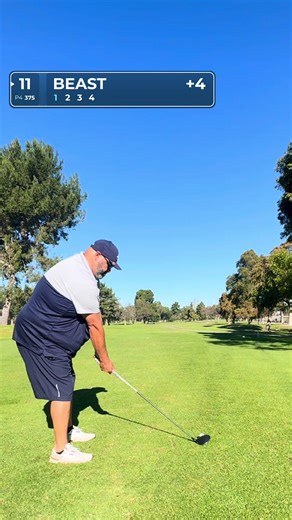Playing Hole 11 at El Dorado Golf Course, Long Beach