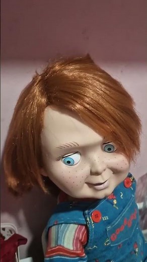 COME ON CHUCKY ​SAY SOMETHING! 😤🔪🥊🤫 #ChildsPlay #Chucky #GoodGuyDoll #Horror #Shorts #AndyBarclay