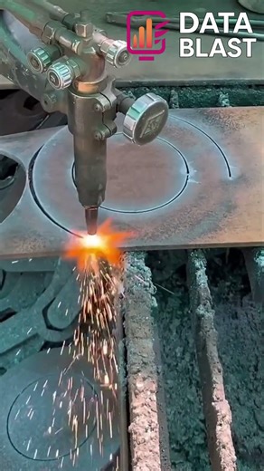 Metal Sheet Cut Into Perfect Circle