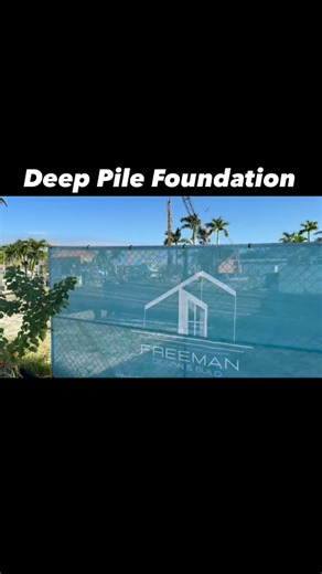 Our Piling Contractor drives 40-foot piles over 35 feet deep to create a foundation built to last — precision and performance from the ground up.#freemandesignandbuild #fusiondesigninteriors #designandbuild #customhomes #floridacontractor #floridabuilders #ilovestpete #redingtonshores #DeepFoundation #PileDriving #StructuralIntegrity #QualityConstruction #BuildStrong #CommercialConstruction #SiteWork #FoundationExperts | Freeman Design and Build