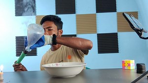 Real-Life Firebending! Homemade Rocket Launch with Perfume Fuel! #amazing #mrhelal #reels #experiment For any business inquiries reach out to helalvines@gmail.com 🔥 Welcome to a jaw-dropping science adventure packed with dramatic experiments you can try at home! In this video, we start with a Level-1 DIY rocket made from paper and perfume fuel, then dive into real-life firebending, elephant toothpaste, carbon sugar snake, fire suction, water suction, smoke cannon, and even a flaming butane bott