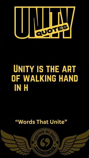 Unity Quotes 🤝 | Inspiring Words on Togetherness, Strength & Harmony | #shorts