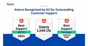 Astera Data Pipeline Builder Earns G2 Recognition for Outstanding Customer Support