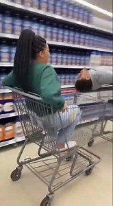Friends staged crazy cart races – the result is shocking #racing #supermarket #viral #funny #extreme
