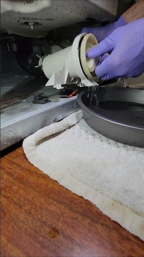 Whirlpool Front-Load Washer Not Draining: Filter Never Cleaned #filtercleaning #diy #whirlpool