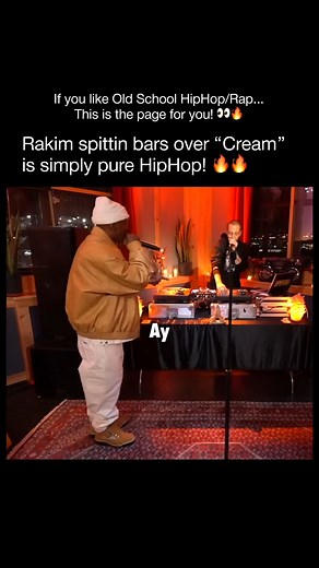 This is pure HipHop! 🤯🔥 Follow the Page for Daily HipHop Content ❗ @hiphop__unity 🔥🔥🔥 _____________ #rakim | HipHop Unity