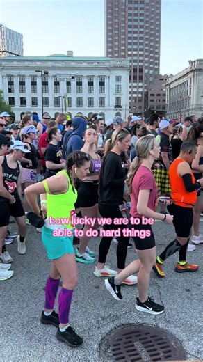 Spoiler alert: So lucky! #running #runtok #howluckyarewe #hopecoretiktok #runnergirl