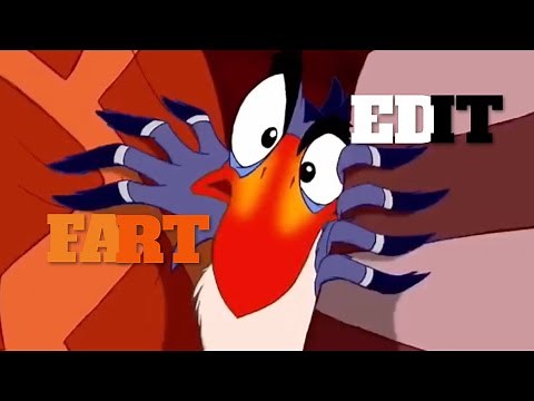 The Lion King: Giraffe & Zebra Fart On Zazu Edit
