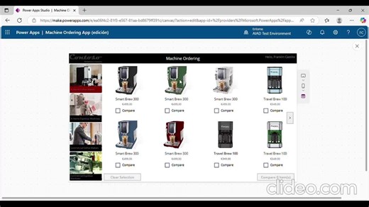Built a machine ordering app with Power Apps and Microsoft Training | Franklin Castillo posted on the topic | LinkedIn