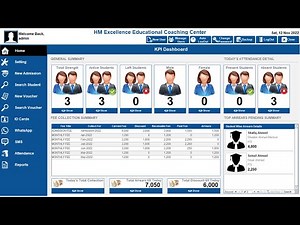 School Fee Collection Software in Microsoft Access (Hindi & Urdu) Video#2