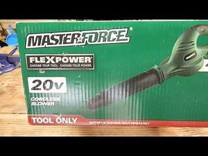 Masterforce 20v Cordless Blower review !!!!