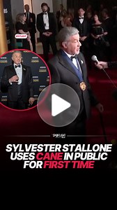 37K views · 175 reactions | Sylvester Stallone has sparked fresh concern as he stepped out with a cane for the very first time in public at the 2025 Kennedy Center Honors in Washington, D.C. The Rocky legend, 79, leaned on a sleek black cane with a gold-toned handle while making a grand entrance at the Kennedy Center Opera House in Washington, D.C., on Saturday night, where he was celebrated as one of this year's Kennedy Center Honorees. Read more at Daily Mail | Daily Mail Video | Facebook