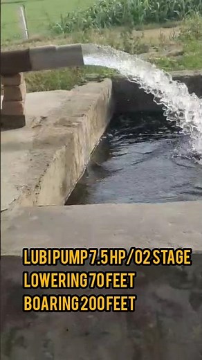 🔥 7.5 HP LUBI MONSTER PUMP 💧 | 200 FEET BOREWELL PERFORMANCE TEST ⚙️🚀