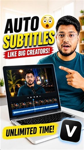 Stop Adding Subtitles Manually — Unlimited free Automatic captions #shorts #subtitles