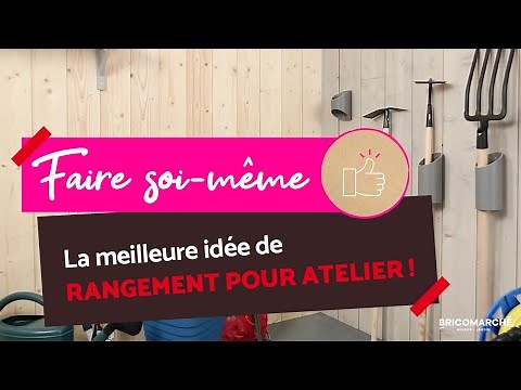 Fabriquer un rangement à outils en - de 5 minutes ! I Bricomarché