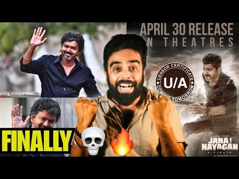 Finally 🔥: JANA NAYAGAN Censor And Final Release Date 🤩 | Thalapathy Vijay | TVK Enowaytion Plus
