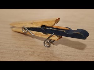 How to Make a Clotherspin Gun (Matchstick Gun)