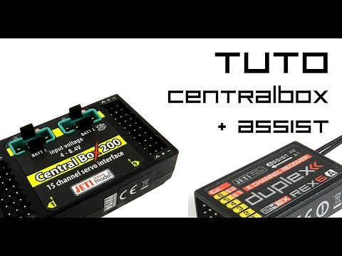 Jeti France - REX Assist Gyro & Centralbox - Paramétrages