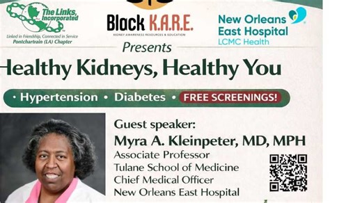 New Orleans event highlights chronic kidney disease in Black community