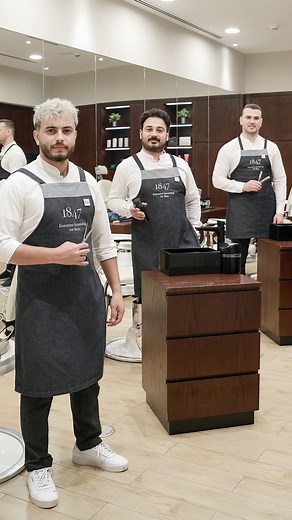 27K views · 23 reactions | From fades to full transformations, 1847 barbers deliver precision, style, and care.⁠ ⁠ Skin Fade. Finish Haircut. Clipper Cut. The Presidential.⁠ Every look, elevated.⁠ ⁠ Ready for your transformation?⁠ Tap the link in bio or book via our app. First-timer? Download the app and enjoy AED 50 OFF with code APP50.⁠ ⁠ #1847ForMen #1847 #ExecutiveGrooming #MensGrooming #barber #haircut #dubai #Menshaircut | 1847 | Facebook