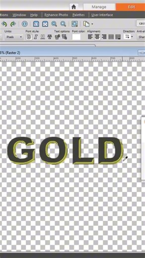 Create a Gold Texture in PaintShop Pro