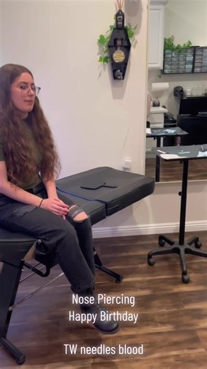 Celebrating 18th Birthday with a Nose Piercing