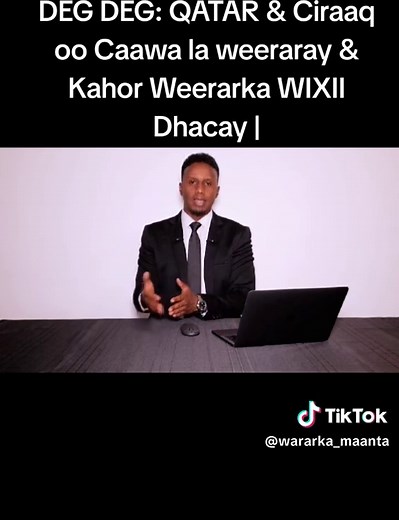 wararka maanta على TikTok